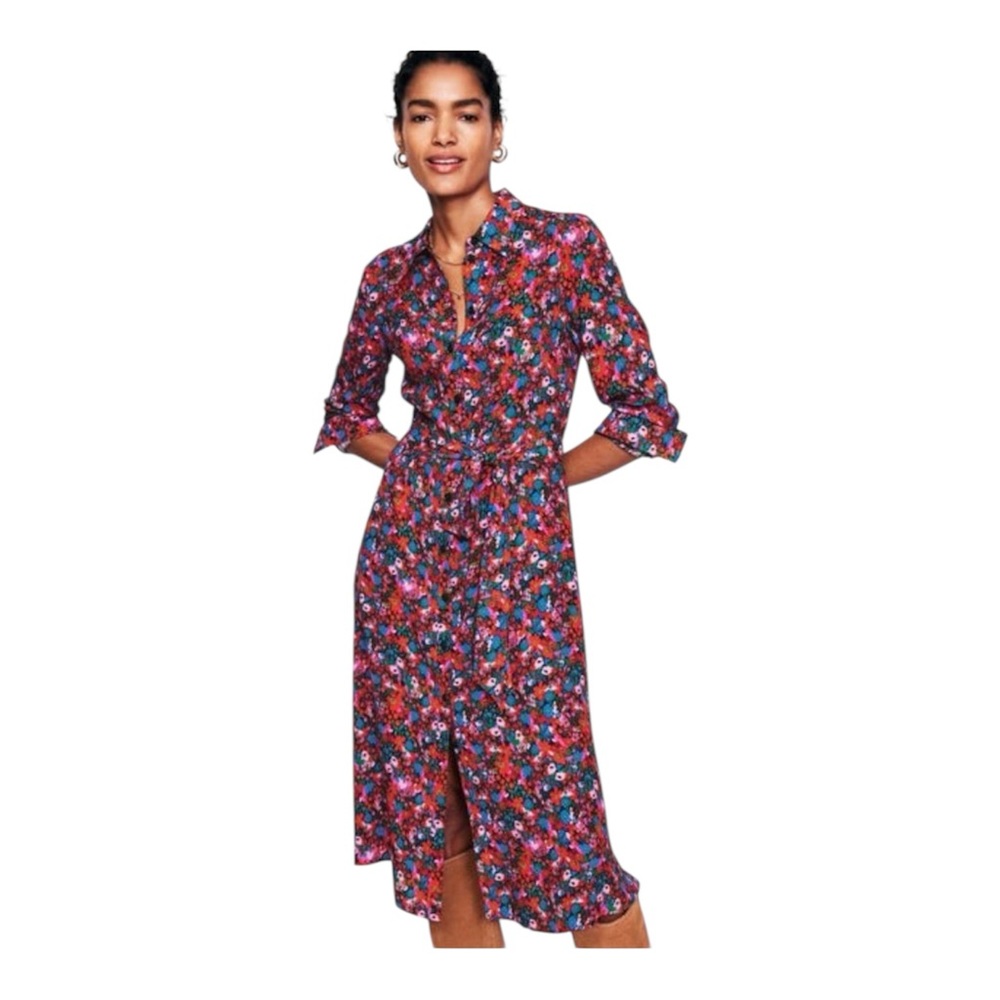 Boden - Kate Midi Dress in Multi-Color -size 8